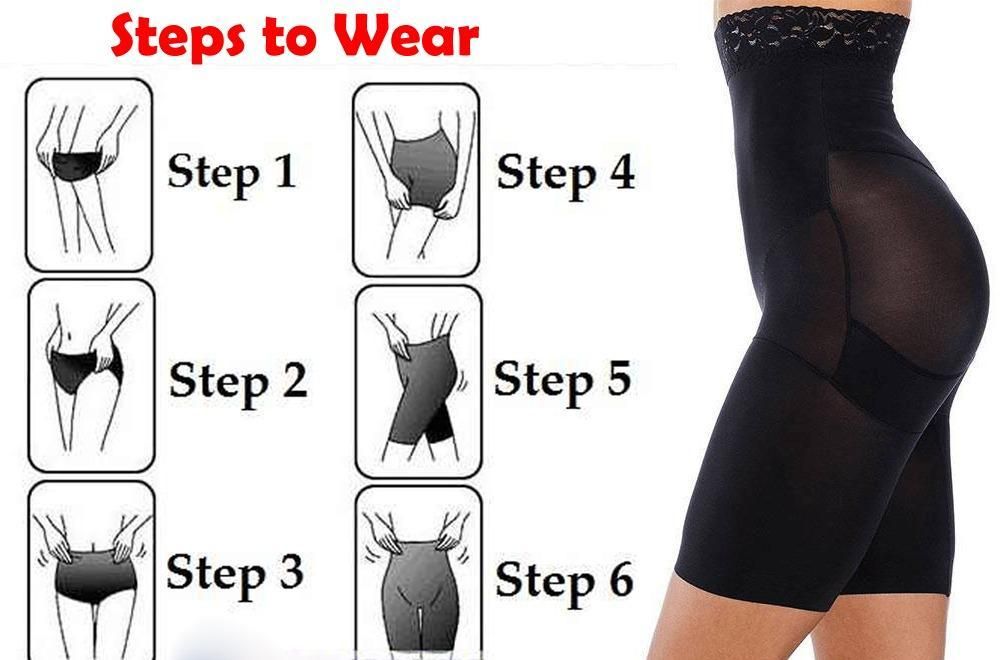 4-in-1 Shaper - Quick Slim Shape Wear Tummy, Thighs, Hips - Efffective Seamless Tummy Tucker Shapewear Body Shaper a51190