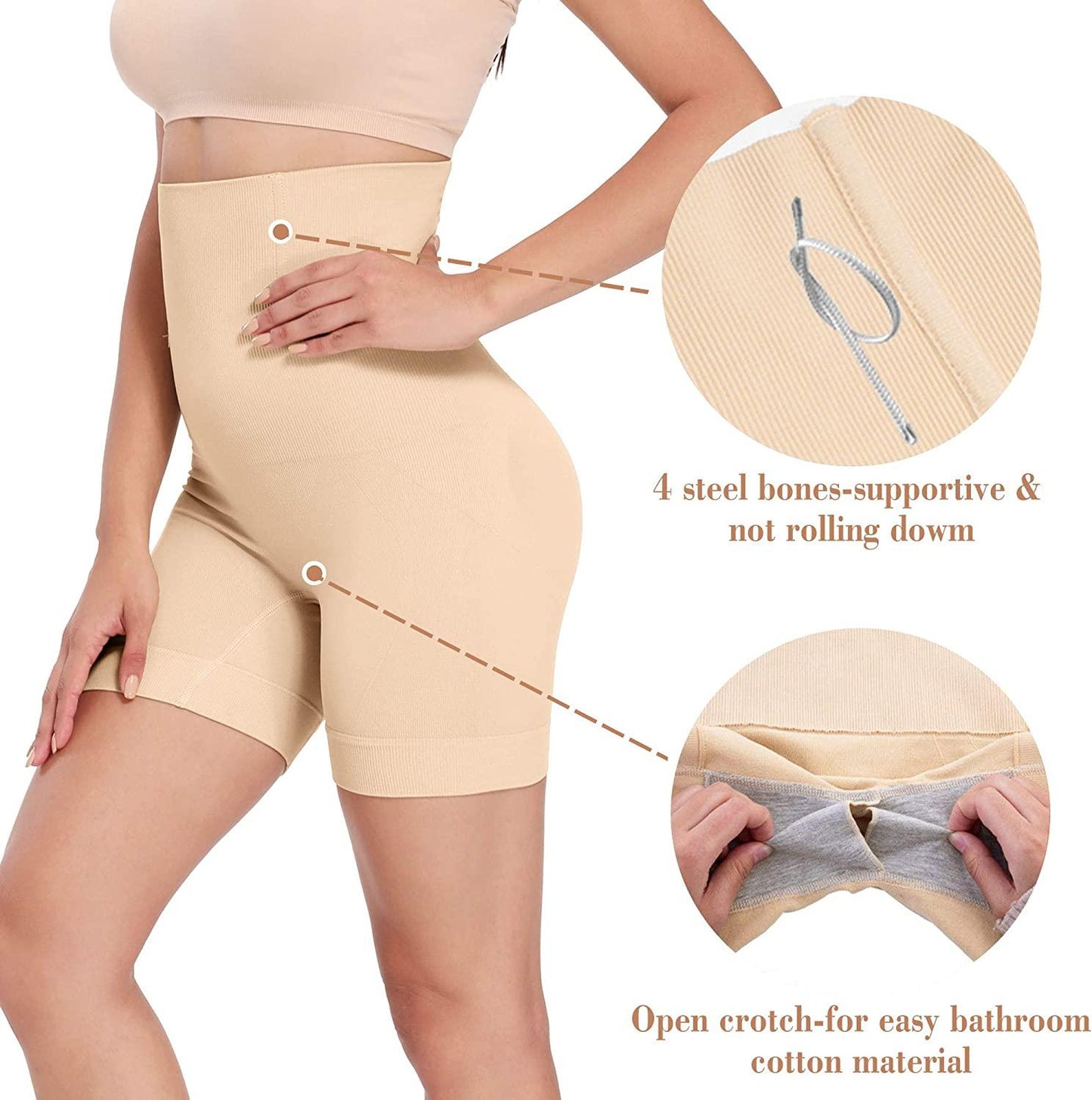 4-in-1 Quick Slim Tummy, Back, Thighs, Hips Body Shaper a51190