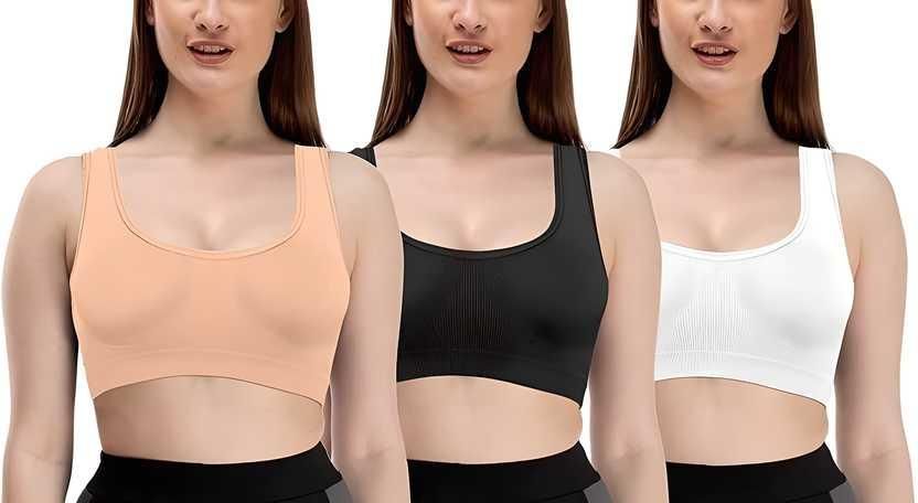 Womens Multicolor Air Bra (Pack of 3) a51190